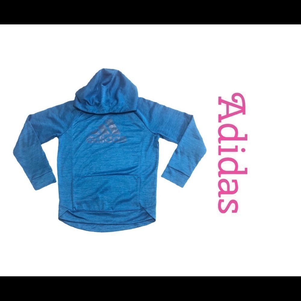 Adidas Hoodie Pullover Sweatshirt Kids Medium